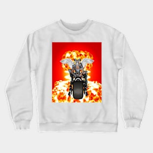 Biker of the Apocalypse-Conquest Crewneck Sweatshirt